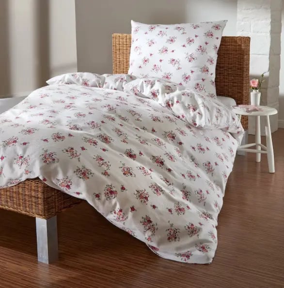 Traumschlaf Frottee Bettwäsche Claire rot